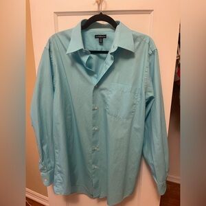 Croft and barrow Men's Blue Dress Shirt